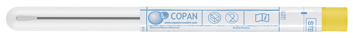 Dry swab + aluminium applicator polyester tip, Copan