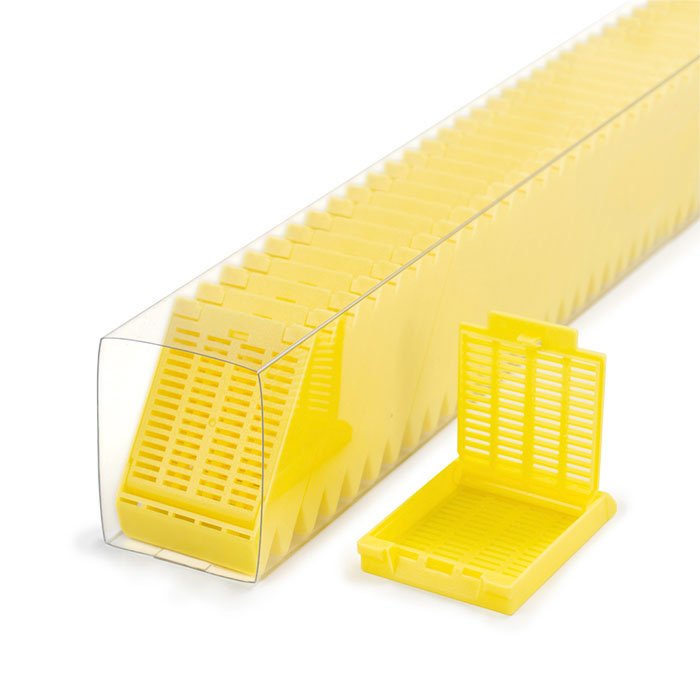 Slimsette quickload embedding cassette+ couvercle jaune, Simport