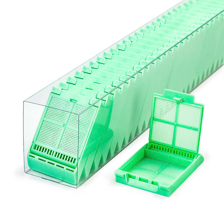 Micromesh ll quickload biopsy cassette + cap green, Simport