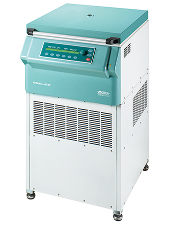 Centrifuge Rotanta 460RF, cooled, 961x554x697mm, without rotor, for 4x750ml, 15000min RPM, Hettich