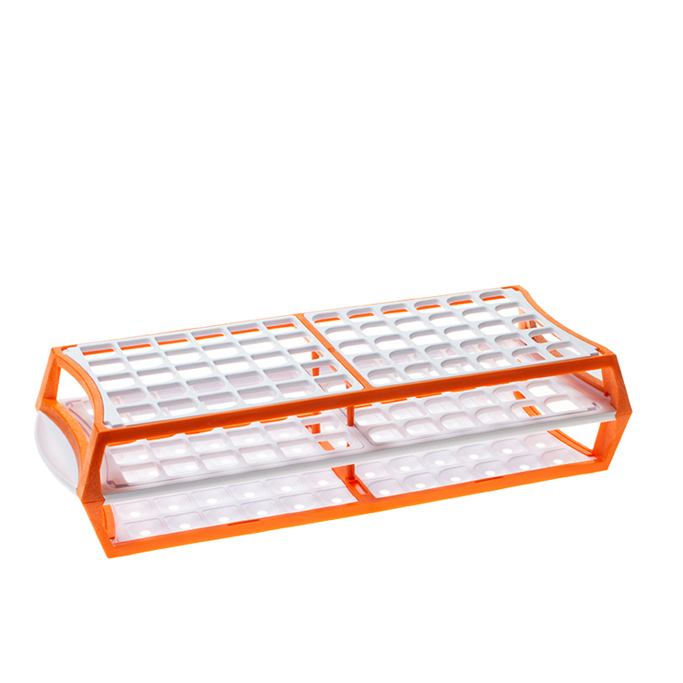 Multirack voor 60 buisjes diam.16mm oranje, Simport