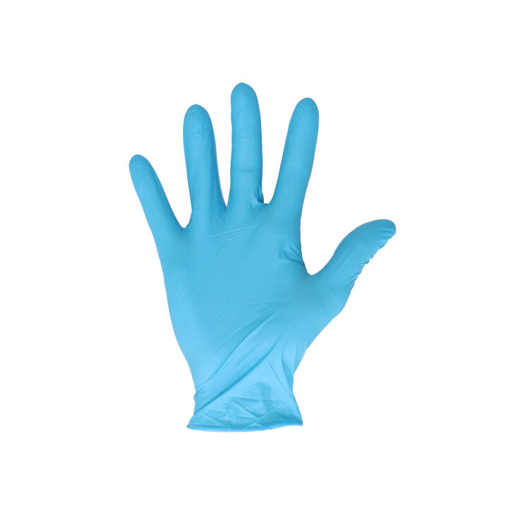 CMT nitrile glove, blue, powderfree, large (8-9)