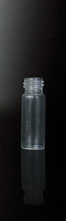 Flat bottom screw threaded vial 4ml borosilicate glass Deltalab