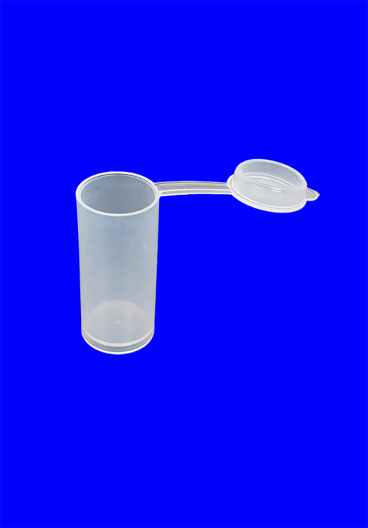 Recipient+bouchon attachant PE 2.5ml diam14x31.5mm, Kartell