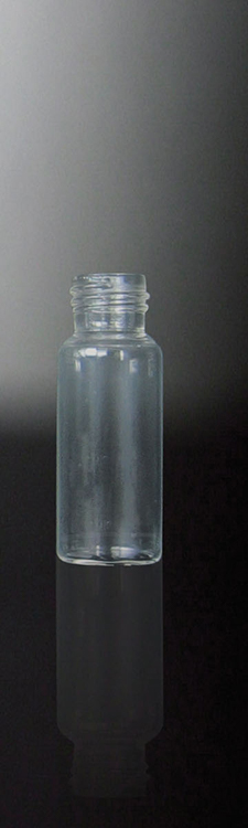 Flat bottom screw threaded vial 5ml borosilicate glass Deltalab