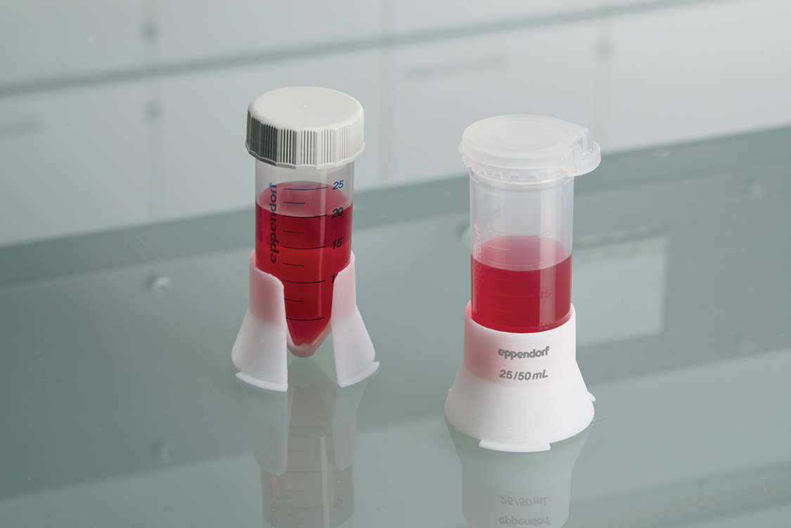 Stand voor conische buis van 25ml en 50ml, wit, set van 4 stuks, Eppendorf