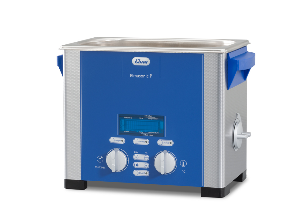 Ultrasonic waterbath Elmasonic P 30H, 320W, 300x179x221mm,  220 - 240 V, with drain