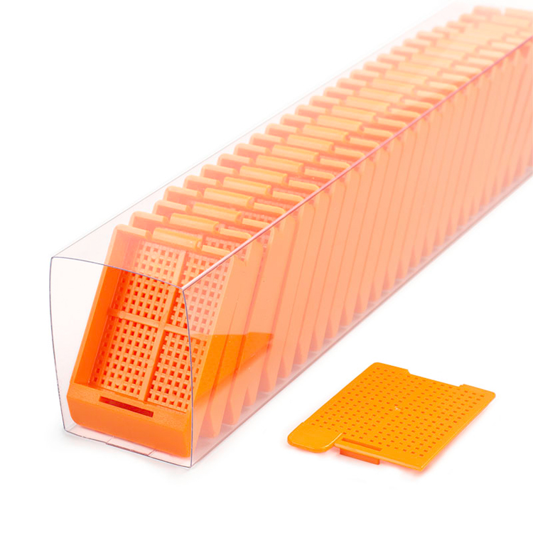 Slimsette quickload biopsy cassette +cap orange non assembled, Simport