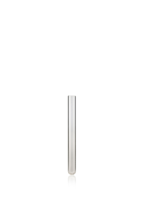 Glass tube, round bottom, 75 x 10mm, borosilicate, thickness 0,6mm, Kimble Chase