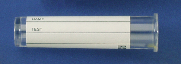 Tube 3ml, 51 x 12mm, PS, aseptic, flat bottom, without cap, with rim, with label , LP