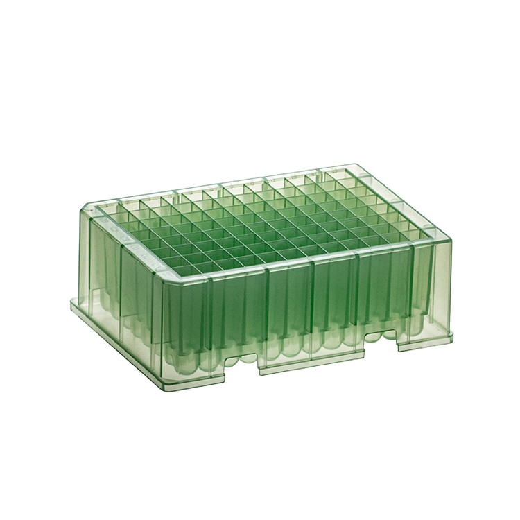 Bioblock plate 2.1ml plp green, Simport