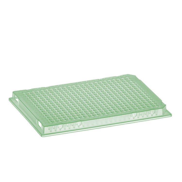 Simplate plp 384plaatsen groen +zijwand PCR, Simport