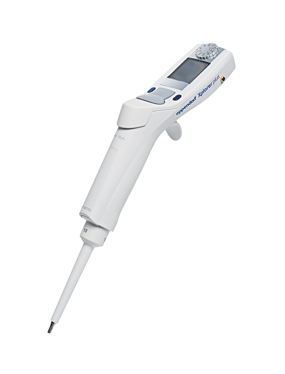 Eppendorf pipet Xplorer Plus, single channel, 0.5-10ul grijs