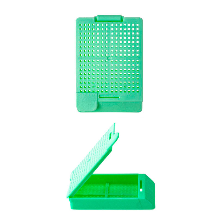 Swingsette biopsy 1 compartiment + cap green, Simport