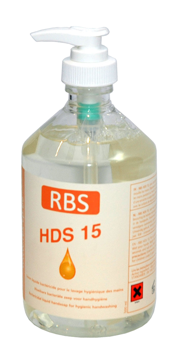 HDS 15 hand soap, with dose pump, 700 ml, RBS