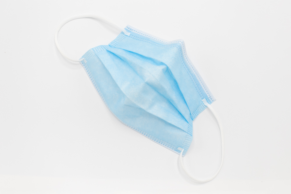 Mouth mask, non woven, blue, type IIR, 3-layers, non sterile, box/50pcs subpacked