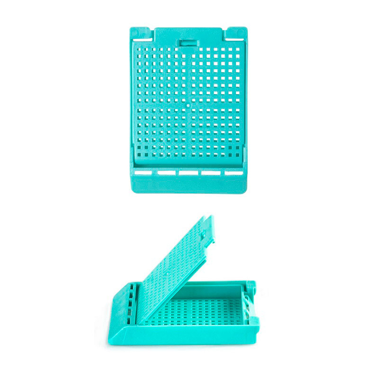 Slimsette biopsy 1 compartiment + couvercle aqua, Simport