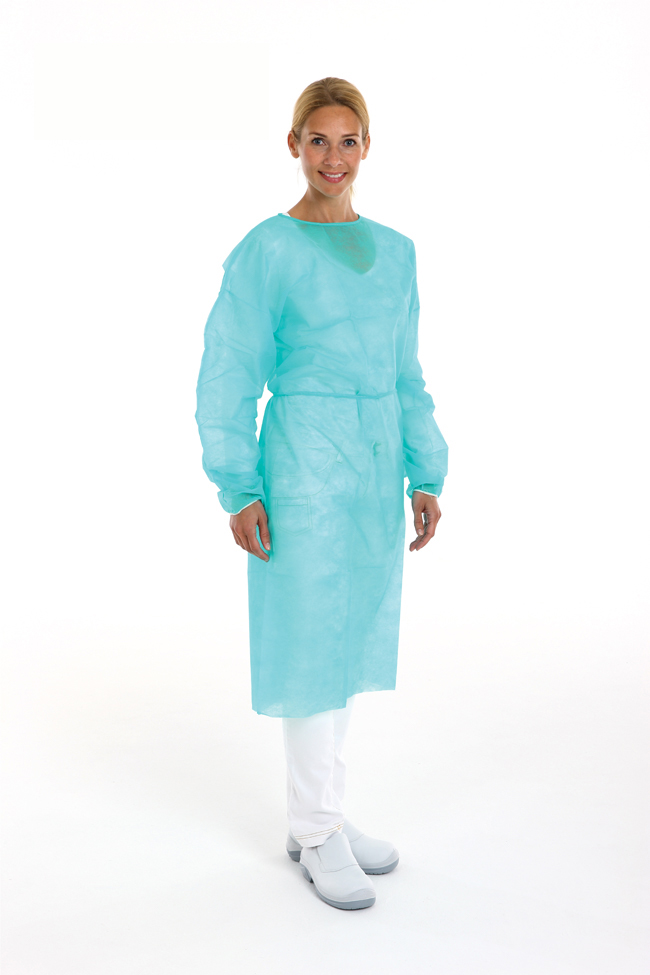 CMT pp non woven blouse protection, vert, sans latex, regular weight (120cm)