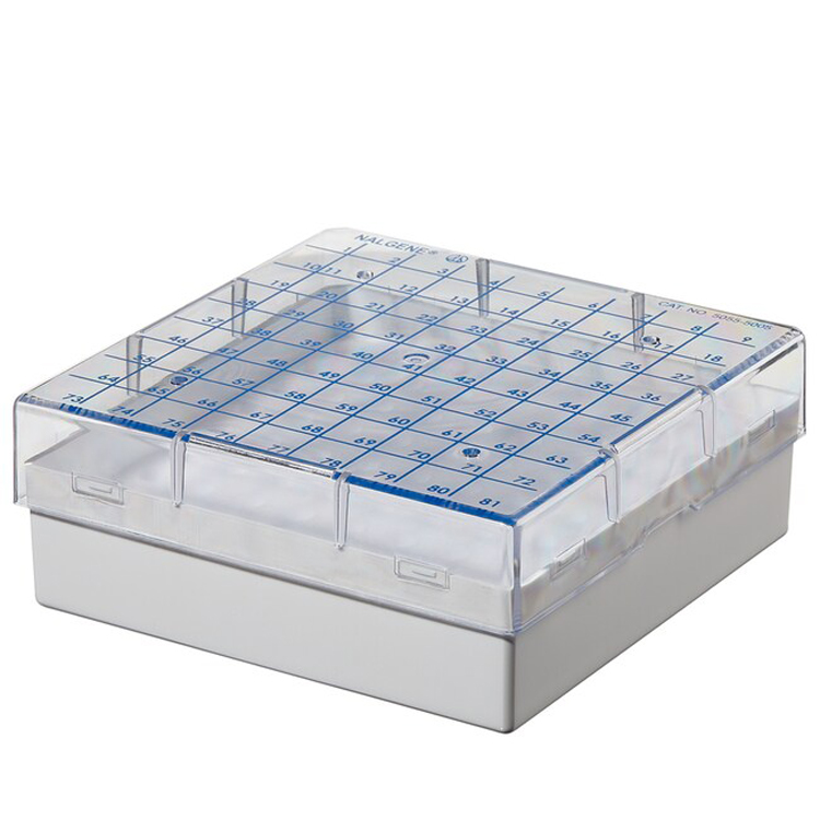 Storage box for microtubes 9x9 of 0.5ml Nalgene