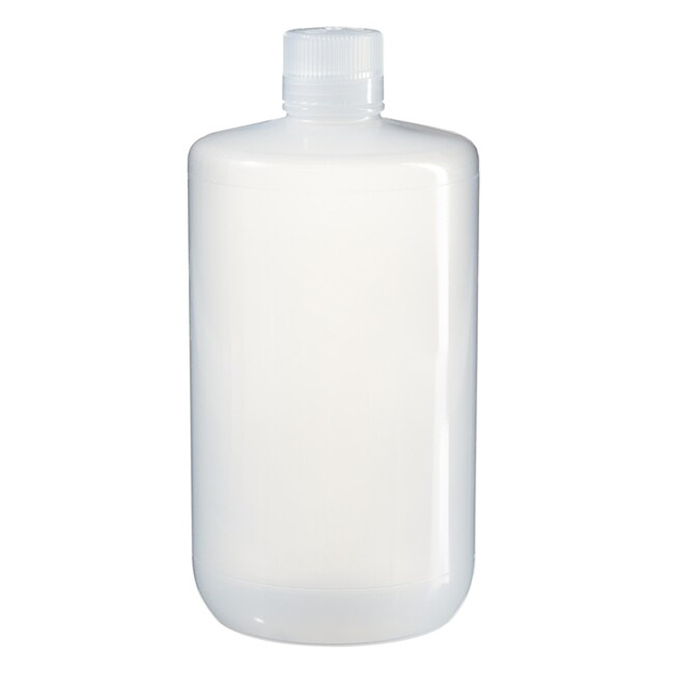 Bouteille PP ronde 2L naturel +col étroit + bouchon Nalgene