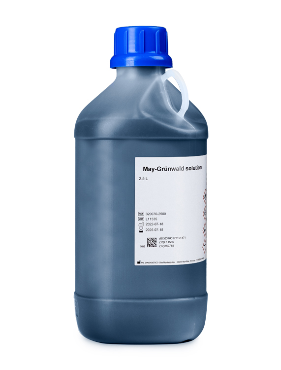 May-Grünwald solution 2.5L, Ral diagnostics