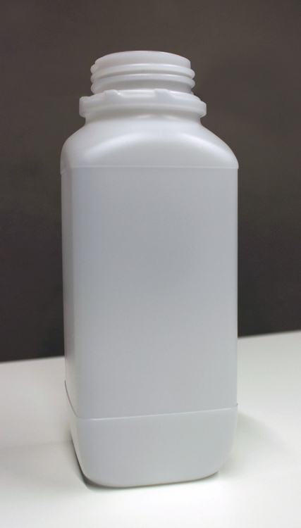 Square bottle wide neck HDPE 1000 ml natural