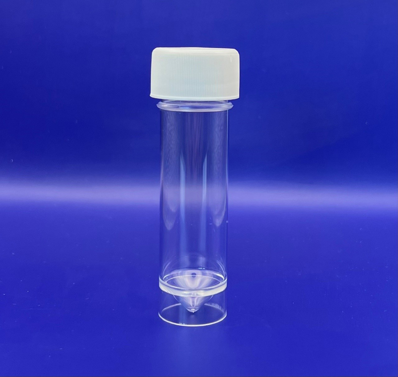 Tubes 90 x 25mm, 30ml, polystyrene, sterile, white cap, ISS