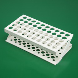 Rack ABS for 50 tubes diam.17mm white