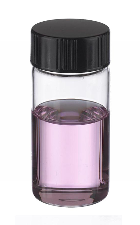 Vial 20ml, clear glass, 24-400 black rubber lined screwcap, height 60mm, Wheaton