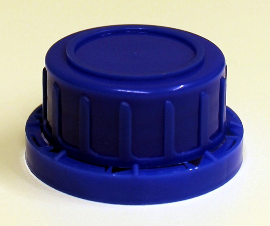 Cap plp conus blue for bottle 100 ml wide neck