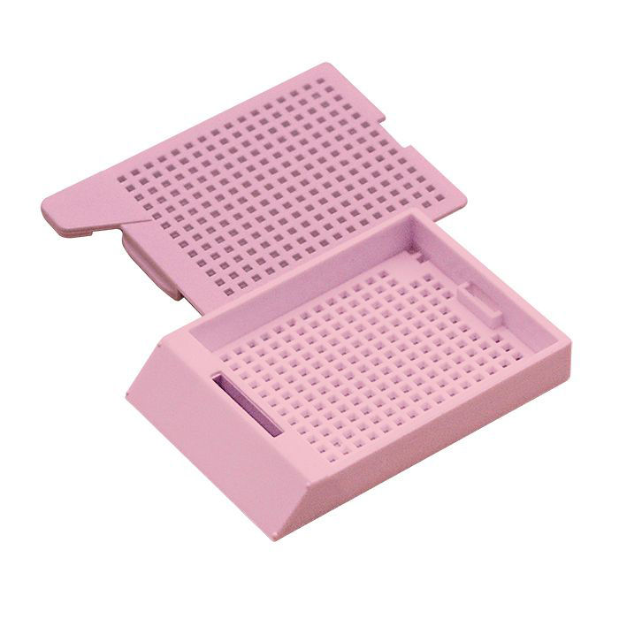 PI Biospy cassette System II rose, couvercle rose, pour imprimante PI, Cellpath