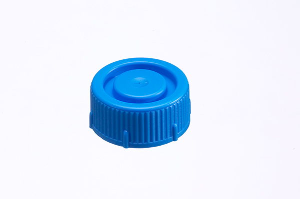 Screw cap for transport tube 30 x 85mm, HDPE, blue, Bottger