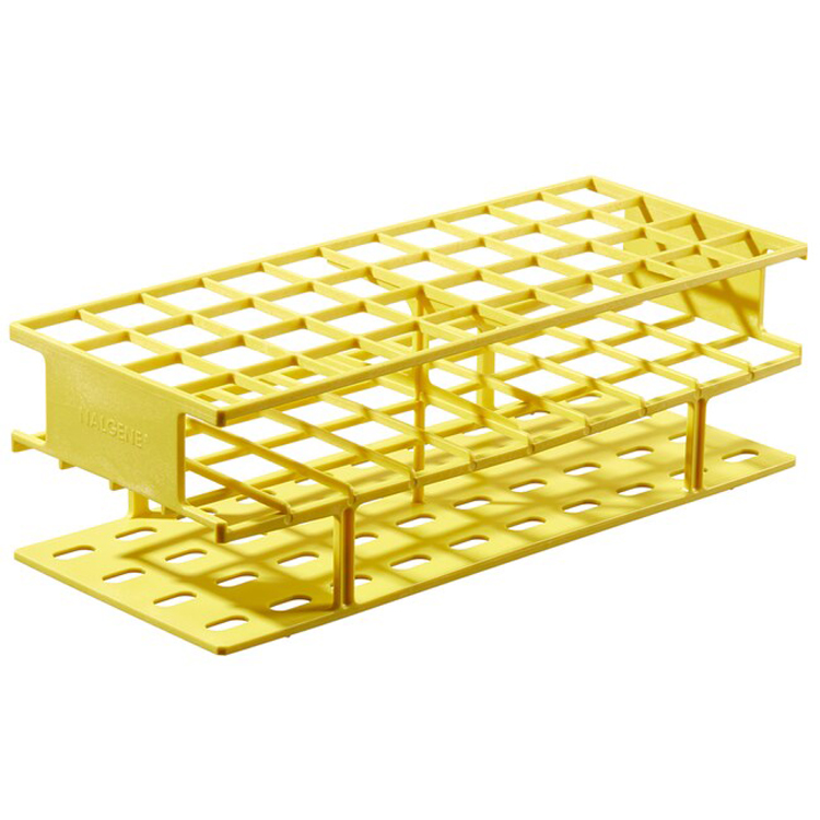 Unwire rack for 40 tubes diam.25mm yellow, Nalgene