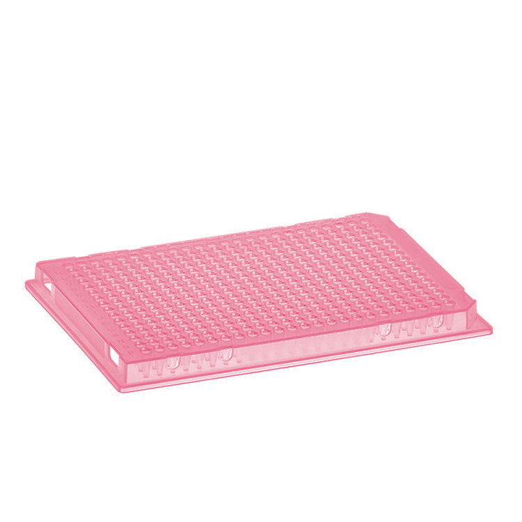 Simplate plp 384plaatsen roze +zijwand PCR, Simport