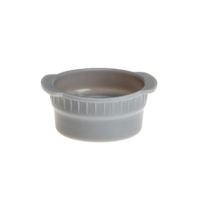 Overliggende drukstop, diameter 16mm Vacucap grijs, Simport