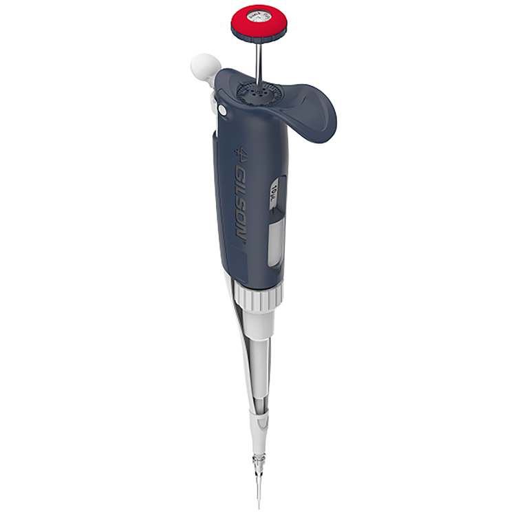 Pipetman L, F10L, volume fixe 10µl, rouge, Gilson