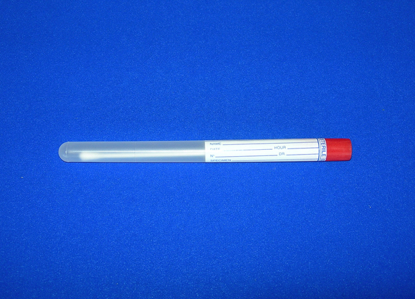 Sterile dry swab, cotton tip + snappable polystyrene, sterile, Deltalab