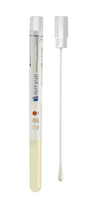 Swab for microbiological surface control, universal