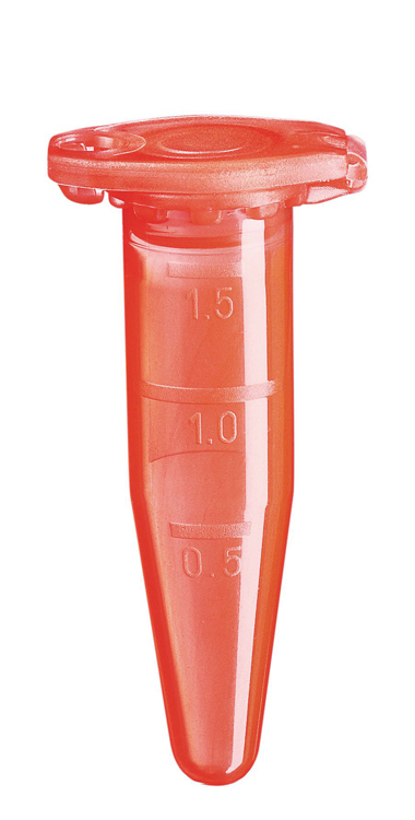 Cup Eppendorf original safe lock 1.5ml red, Eppendorf