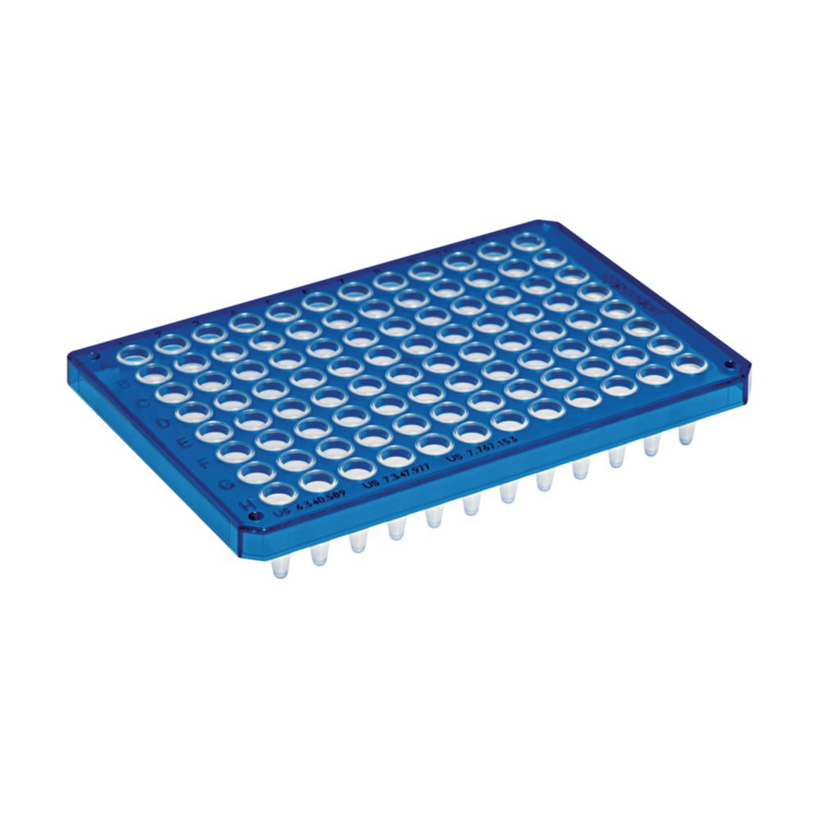 Twin.tec PCR plaat 96, semi-skirted blauw Eppendorf