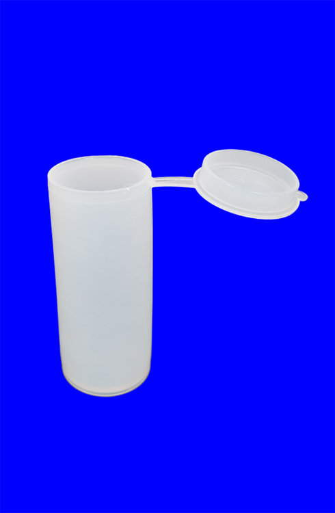 Sample vial+lid PE 35ml diam.31x74.5mm, Kartell