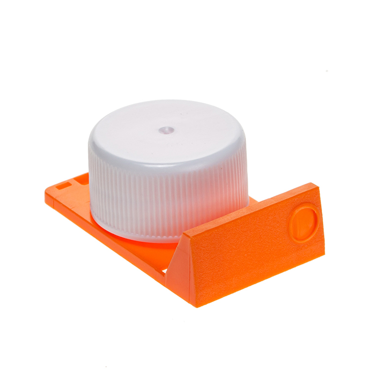 Cryosette tissue storage container, orange, with white lid, Simport