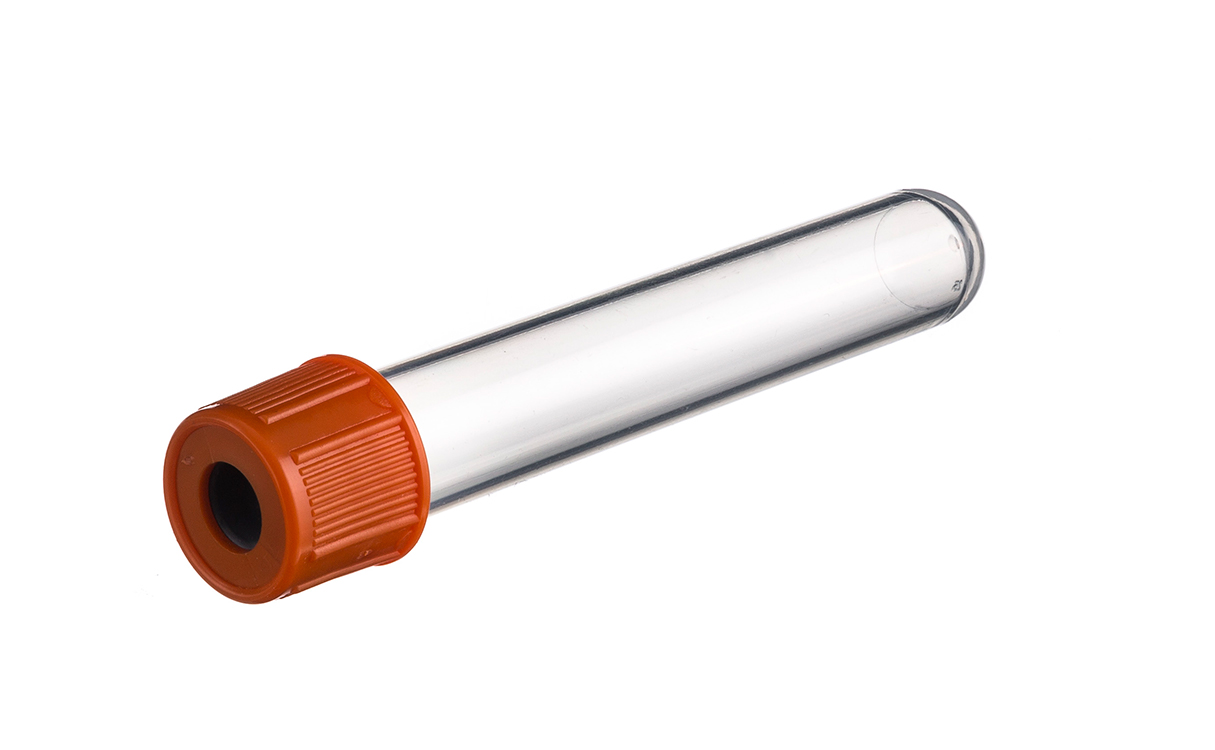 Vacuette Secondary Tube, Multiplex, 75x13mm, PLP, orange screw cap, Greiner