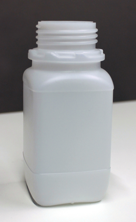 Square bottle wide neck HDPE 250 ml natural