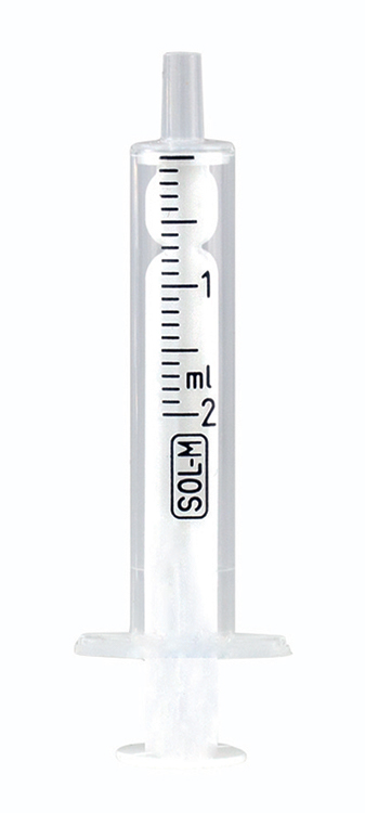 Sol-M syringe, 2ml, 2-piece, Sol Millennium