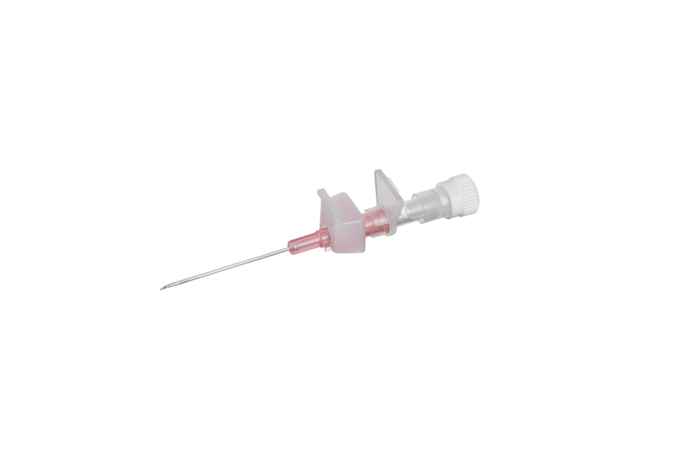 Clip Winged safety IV catheter PUR , 20G,  1x32mm, pink, Vigmed