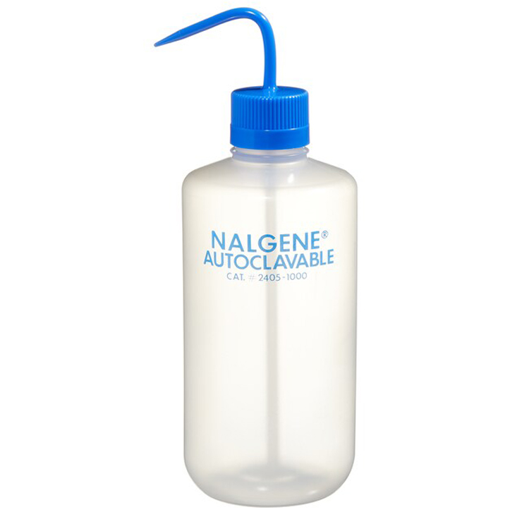 Spuitfles 1000ml Nalgene versterkt plp autoclaveerbaar