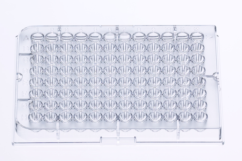 96 V-well plate, polystyrene, 335 µl/well, aseptic, Bottger