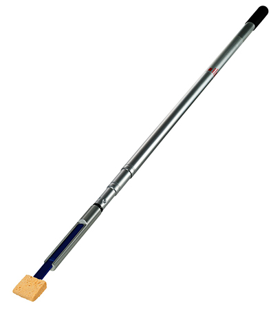 Tige prolongeable pour stick épongette aluminium + tube portoir pour stick épongette