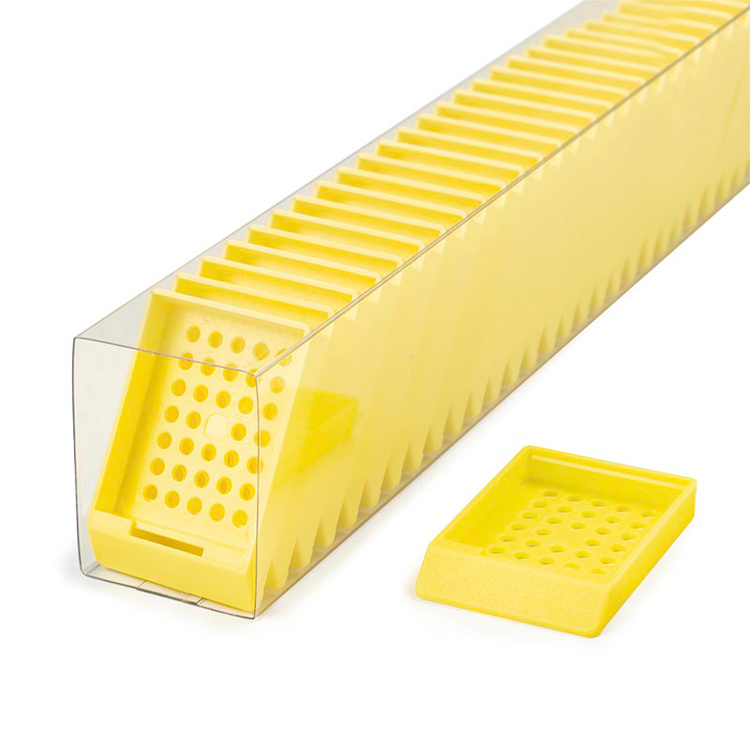 Quickload cassette en tubes sans couvercle jaune, Simport